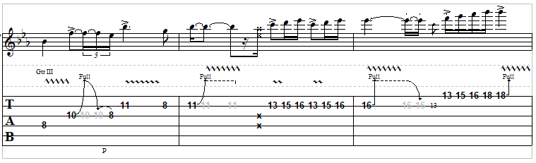 bohemian rhapsody guitar solo sheet music